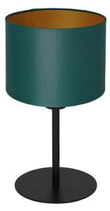 Bordslampa ARDEN 1xE27/60W/230V diameter 18 cm grön/gyllene