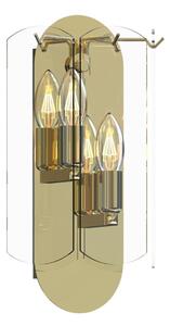 Zuma Line MB3523-2-EGN - Vägglampa NIRA 2xE14/40W/230V guld