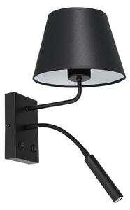 Vägglampa ARDEN 1xE27/60W+1xG9/8W/230V svart/vit