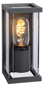 Lucide 27885/01/30 - Vägglampa för utomhusbruk CLAIRE 1xE27/15W/230V IP54 svart