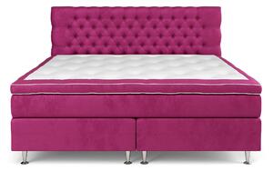 GRAND XL Sängpaket 210x210 cm Rosa Sammet -