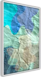 Inramad Poster / Tavla - Colour Your Own Mandala III - 20x30 Guldram med passepartout