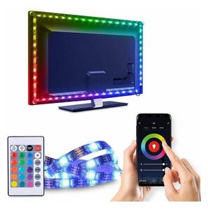 Solight WM58 - LED RGB list för TV LED/6W/5V Wi-Fi Tuya + fjärrkontroll