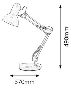 Brilagi - Bordslampa ROMERO 1xE27/60W/230V silver