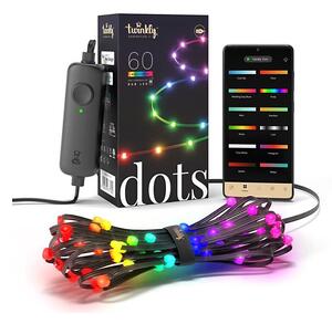 Twinkly TWD060STP-B - LED RGB Dimbar remsa DOTS 60xLED 3 m Wi-Fi USB