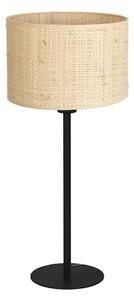 Bordslampa RATTAN 1xE27/60W/230V diameter 25 cm rotting