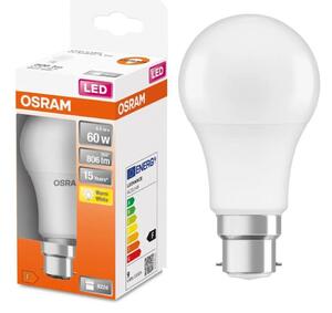 LED glödlampa A60 B22d/8,5W/230V 2700K - Osram