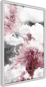 Inramad Poster / Tavla - Flowers in the Sky - 20x30 Svart ram