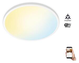 WiZ - LED Dimbar taklampa SUPERSLIM LED/22W/230V vit Wi-Fi