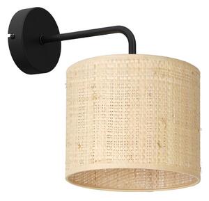 Vägglampa RATTAN 1xE27/60W/230V rotting