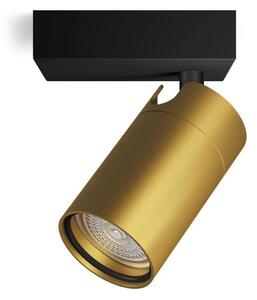 Philips - Badrumsspotlight IDRIS 1xGU10/5W/230V IP44 svart/guld