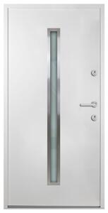 Ytterdörr aluminium vit 90x200 cm