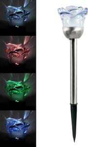 LED RGB solcellsbelysning ROSE LED/1,2V IP44