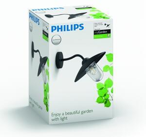 Philips 01643/30/PN - Utomhus Väggbelysning HAMMOCK 1xE27/60W/230V