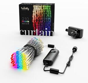 Twinkly TWW210SPP-TEU - LED RGB Utomhus julgardin 210xLED 6,1m IP44 Wi-Fi