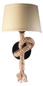 ONLI - Vägglampa CORDA 1xE27/22W/230V beige