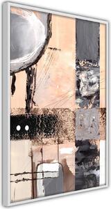 Inramad Poster / Tavla - Organized Mess - 40x60 Guldram