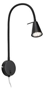 Briloner 2082-015 - LED vägglampa COMFORT LIGHT 1xGU10/5W/230V svart