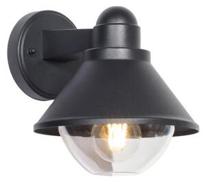 Vägglampa för utomhusbruk ELGIN 1xE27/60W/230V IP44 svart