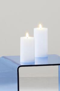 Star Trading - FLAMME FLOW blockljus LED 15 cm - Vit - Ljus - Från Homeroom