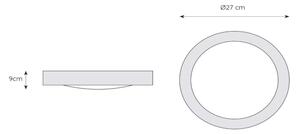 Lucide 79158/01/12 - Badrumsbelysning tak FRESH 1xE27/20W/230V