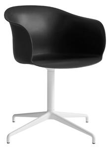 &Tradition - Elefy JH32 - Black - White Legs - Matstolar - Jaime Hayón - Svart - Metall/Plast