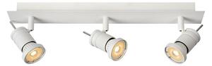 Lucide 17990/15/31 - LED spotlight TWINNY-LED 3xGU10/4,5W/230V vit