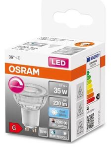 LED Ljusreglerad glödlampa PAR16 GU10/3,7W/230V 4000K CRI 90 - Osram