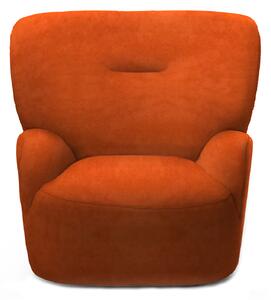 Gervasoni - Loll 09 - Nuage Saffron - Seam 8000 - Fåtöljer - Paola Navone - Orange - Dun/Trä/Skum