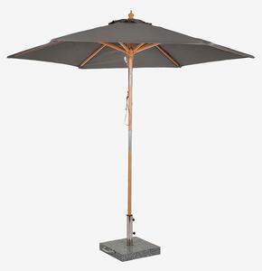 Fritab - Parasoll Cannes Ø250cm - Grå - Parasoller - Från Homeroom