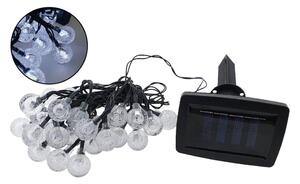 LED Solcell utomhus kedja 30xLED/1,2V 6,5 m IP44