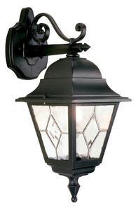 Elstead NR2-BLK - Utomhus vägglampa NORFOLK 1xE27/100W/230V IP43