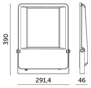 LED strålkastare för utomhusbruk LED/200W/230V 4000K 26000 lm IP65 IK06