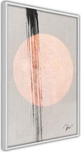 Inramad Poster / Tavla - Long Trace - 20x30 Guldram med passepartout