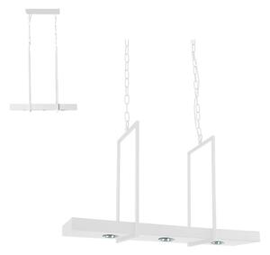 Markslöjd 106124 - Dimbar LED-lampakrona med kedja TRAY 3xLED/3W/230V vit