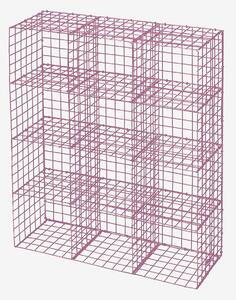 Loft24 - Vägghylla med 12 fack Metall Liten Cup Rack - Röd - Hyllor & förvaring - Från Homeroom