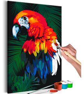 GÖR-DET-SJÄLV Målningar Parrot 40x60 cm - Artgeist sp. z o. o