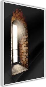 Inramad Poster / Tavla - Window to the World - 20x30 Svart ram