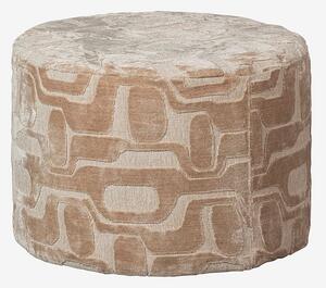 WOOOD - Sittpuff Yago - Beige - Fotpallar & puffar - Från Homeroom