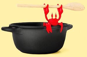 Red Crab - Skedhållare till grytor/kastruller, Röd