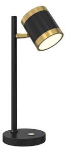 Wofi 8003-104S - LED Dimbar bordslampa TOULOUSE LED/10W/230V svart/guld