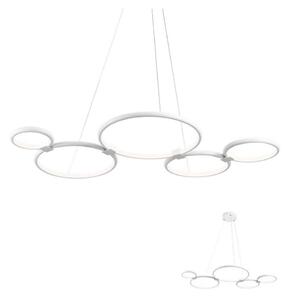 Redo 01-1742 - LED Ljuskrona med snöre RADIUS LED/45W/230V vit