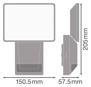 Ledvance - LED Utomhus väggStrålkastare med sensor FLOOD LED/15W/230V IP55