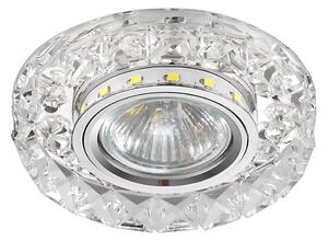 LUXERA 71074 - Infälld lampa CRYSTALS 1xGU10/50W/230V + LED STRIPE