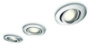 Philips 59902/11/PN - KIT 3x Badrum infälld lampa ROOTS 3xGU10/35W