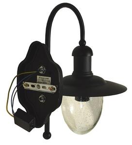 Vägglampa för utomhusbruk TALISA 1xE27/60W/230V IP44 svart