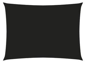 Solsegel oxfordtyg rektangulärt 2x3,5 m svart - Svart