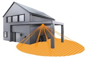 STEINEL 032852 - Utomhus rörelsesensor Infälld IS360-1DE svart IP54