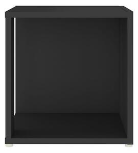 Sidobord svart 33x33x34,5 cm spånskiva - Svart