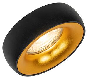 Design inbyggd sport svart med gyllene inredning - Mooning
